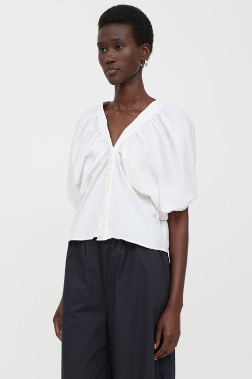 Cotton Button Up Top