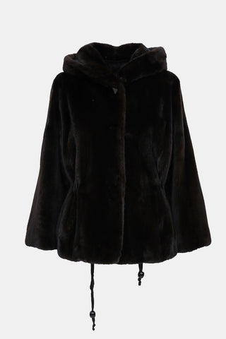 VSP Archive Hooded Fur Coat