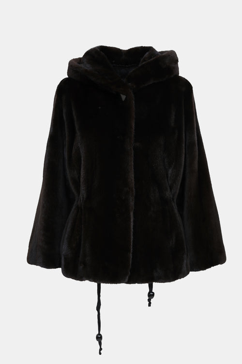 VSP Archive Hooded Fur Coat
