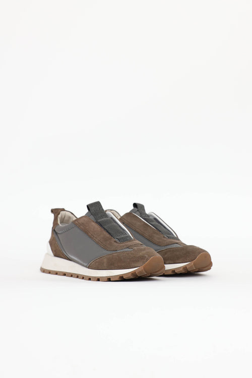 Brunello Cucinelli Monili Slip On Sneaker