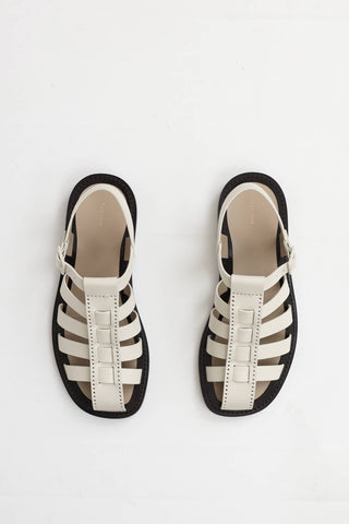 The Row Leather Pablo Sandal
