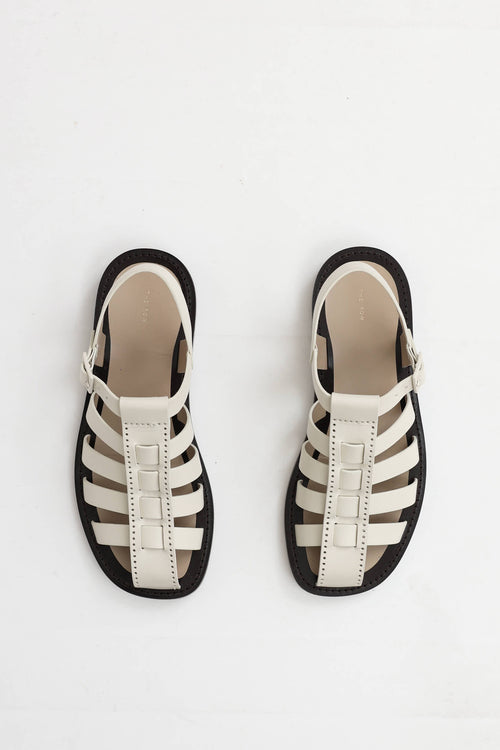 The Row Leather Pablo Sandal