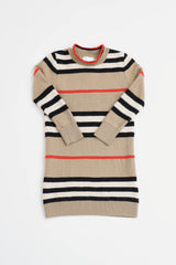 Burberry Knit Striped Dress