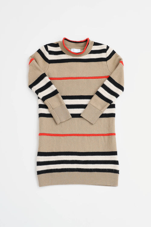 Burberry Knit Striped Dress