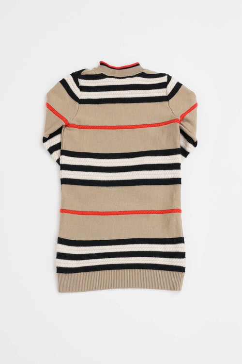 Burberry Knit Striped Dress