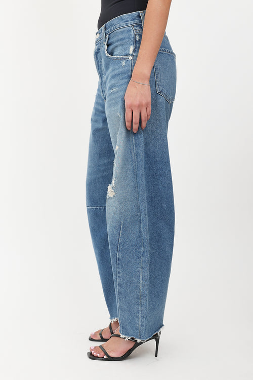 Citizens of Humanity Distressed Barrel Jeans