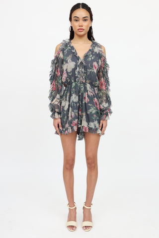 Zimmermann Floral Iris Romper