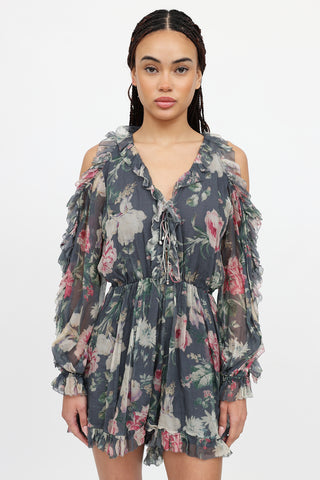 Zimmermann Floral Iris Romper