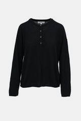 La Ligne Cashmere Half Button Sweater