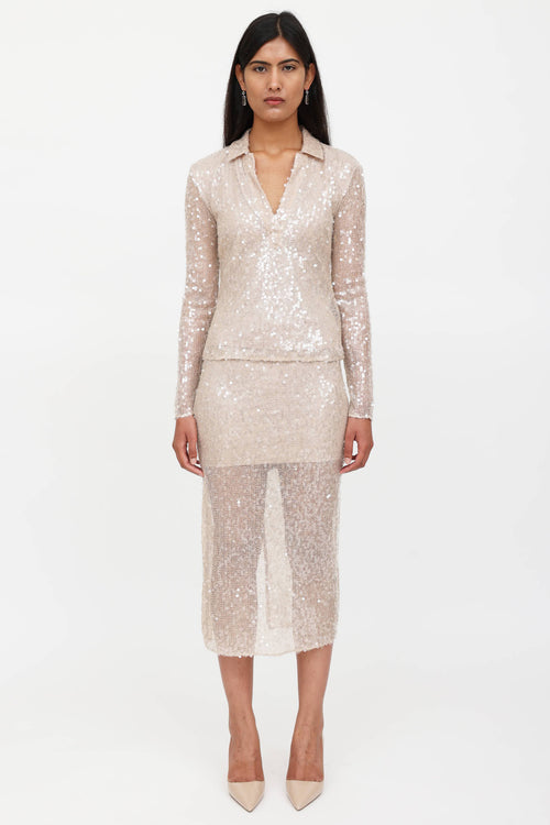 Veronica Beard Meryl Sequin Set