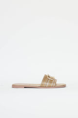 Valentino Metallic VLogo Slide