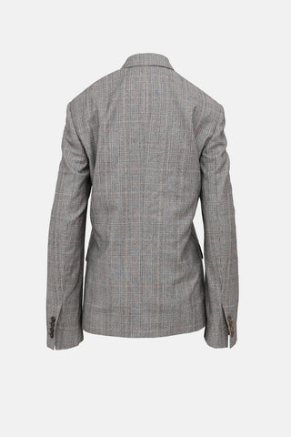 Balenciaga 2019 Check Blazer