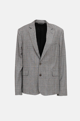 Balenciaga 2019 Check Blazer