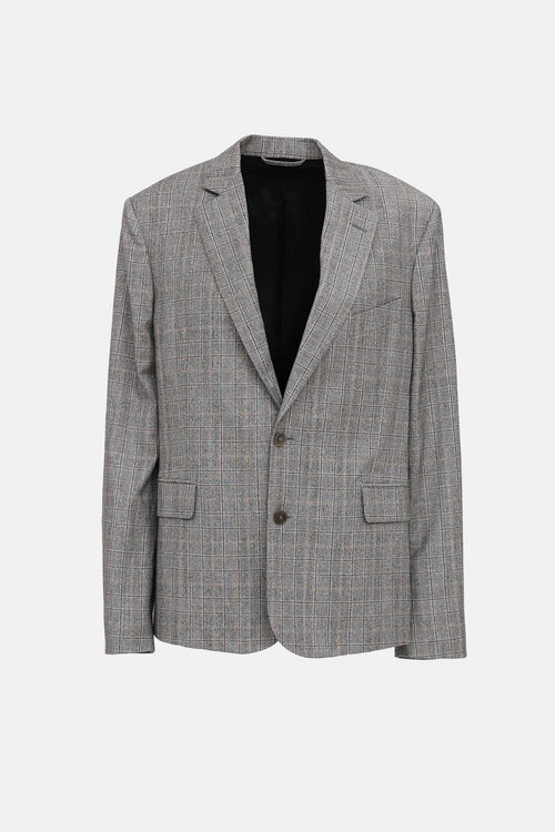 Balenciaga 2019 Check Blazer