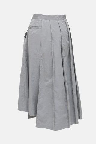 Y-4 Pleated Midi Skirt