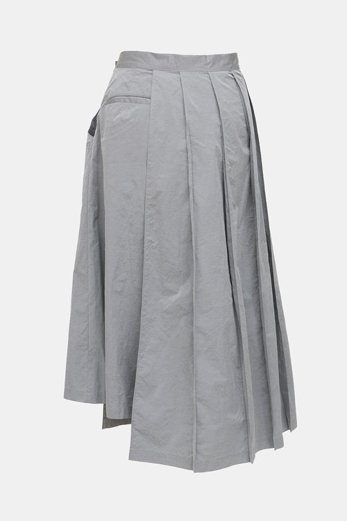Y-4 Pleated Midi Skirt
