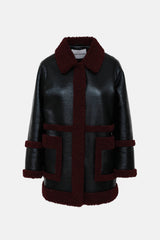 Stand Studio Haley Panel Sherpa Jacket