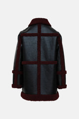 Stand Studio Haley Panel Sherpa Jacket