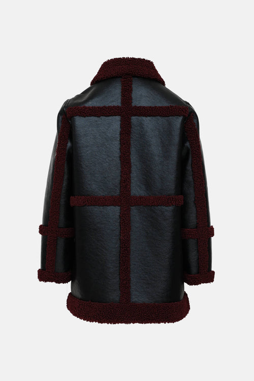 Stand Studio Haley Panel Sherpa Jacket