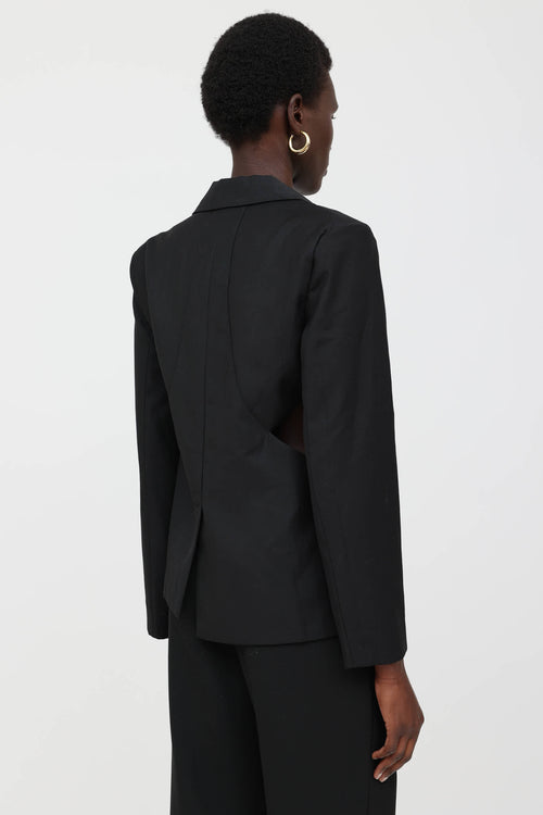 Harness Asymmetric Cut-Out Blazer