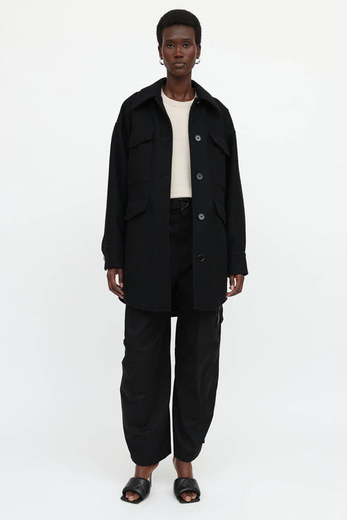 MM6 Maison Margiela Button Up Coat
