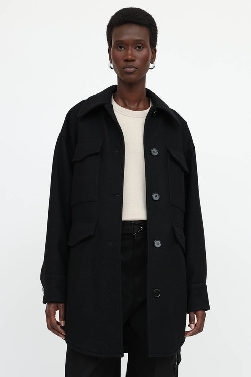 MM6 Maison Margiela Button Up Coat