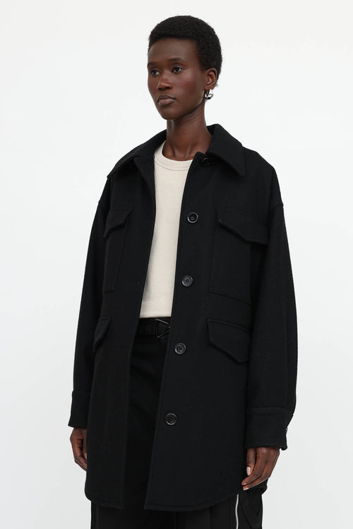 MM6 Maison Margiela Button Up Coat