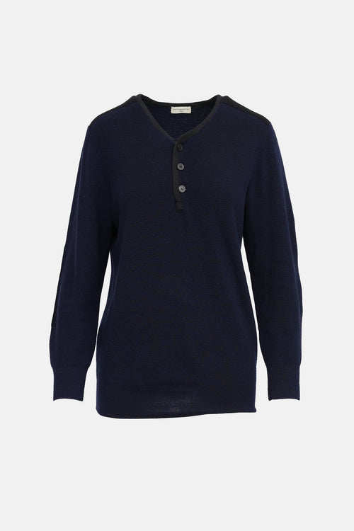 Dries Van Noten Knit Henley Top