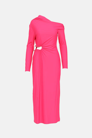 Self-Portrait Cutout Jersey Dress