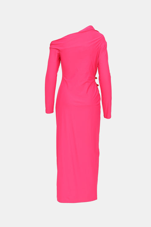 Self-Portrait Cutout Jersey Dress