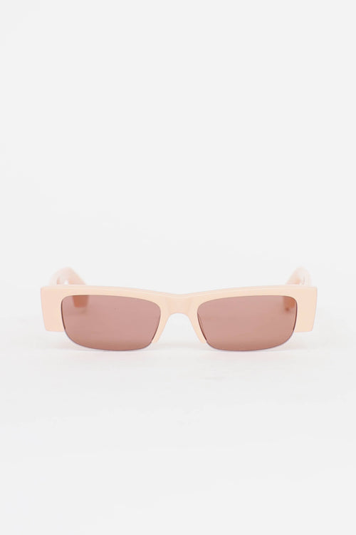 McQueen AM 0404S Rectangle Sunglasses