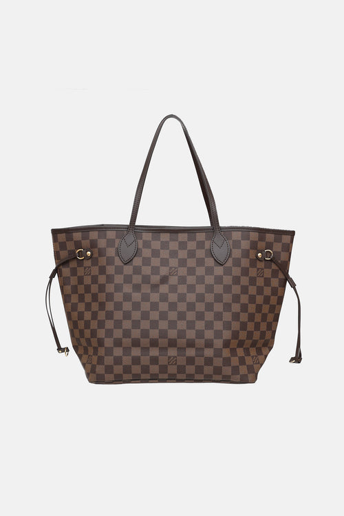 Louis Vuitton Damier Ebene Neverfull MM Tote Bag