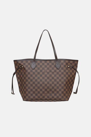 Louis Vuitton Damier Ebene Neverfull MM Tote Bag