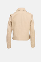 Arma Leather Cropped Emy Jacket