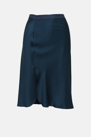 Nili Lotan Silk Slip Skirt