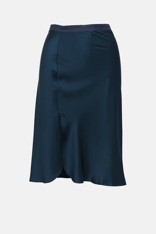 Nili Lotan Silk Slip Skirt