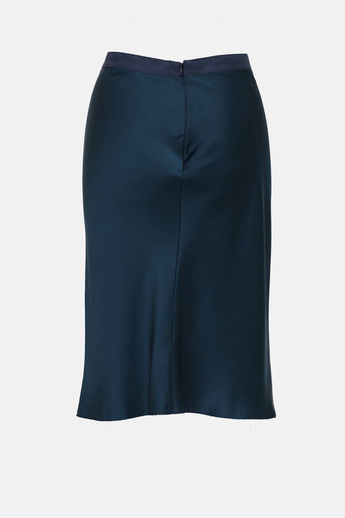 Nili Lotan Silk Slip Skirt