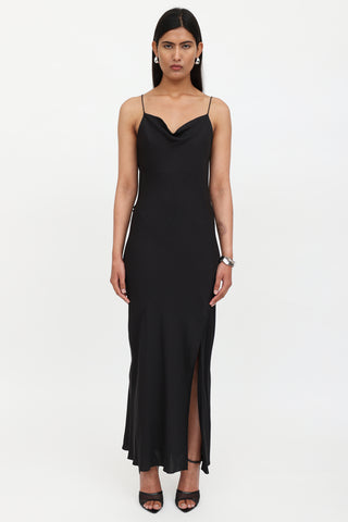 Theory Cowl Neck Slip Dress