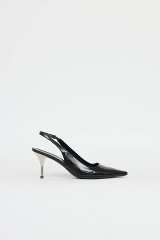 Prada Patent Slingback Heel