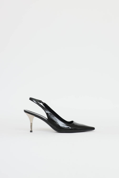 Prada Patent Slingback Heel