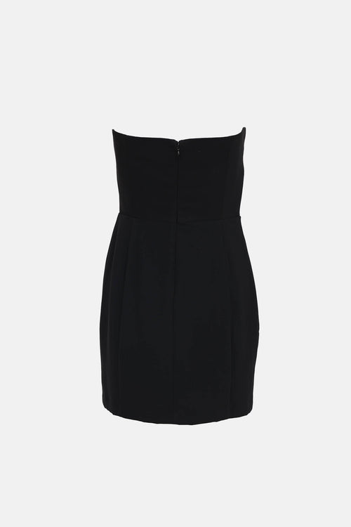 Amanda Uprichard Strapless Flower Dress