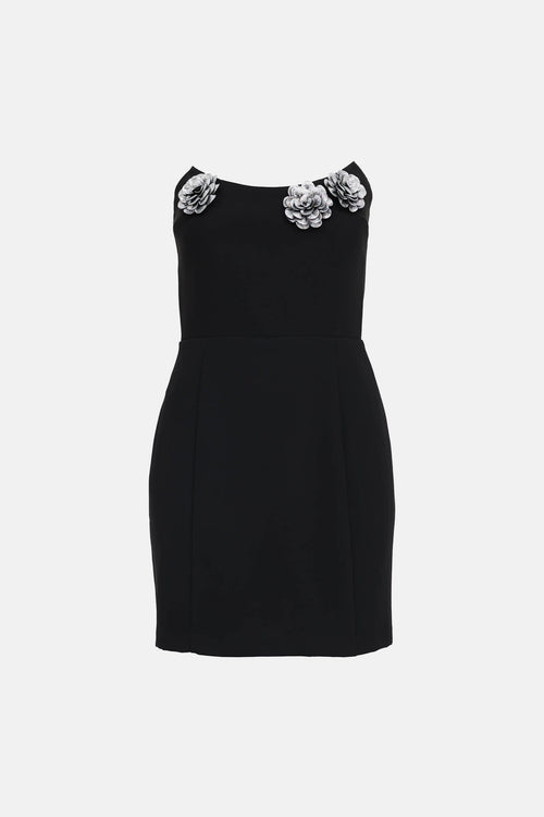 Amanda Uprichard Strapless Flower Dress