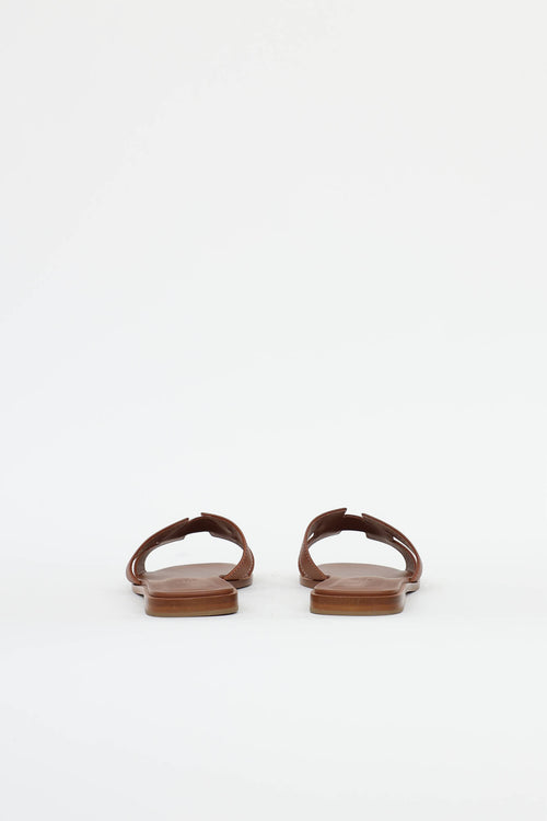 Hermès 2021 Box Leather Oran Sandal