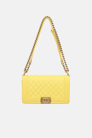 Chanel Cruise 2019 Quilted Medium Boy Bag