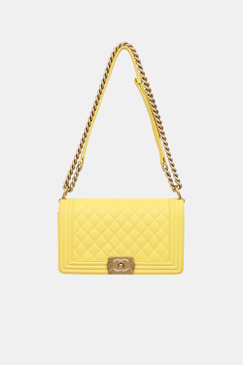 Chanel Cruise 2019 Quilted Medium Boy Bag
