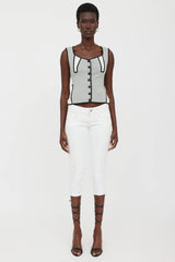 Jean Paul Gaultier C. 2010's Denim Capris Pant