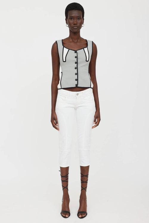 Jean Paul Gaultier C. 2010's Denim Capris Pant
