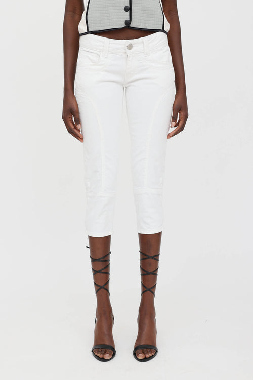 Jean Paul Gaultier C. 2010's Denim Capris Pant