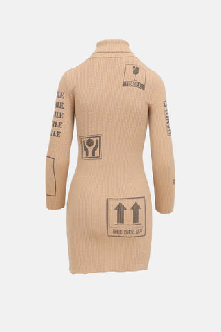 Moschino FW 2017 Graphic Midi Dress