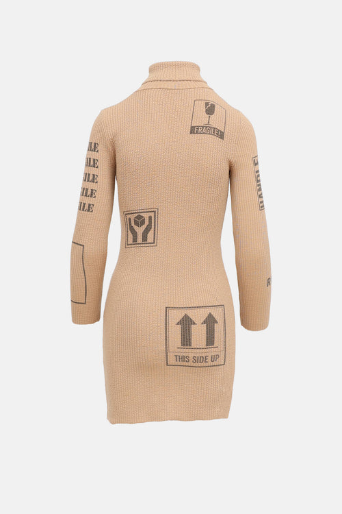 Moschino FW 2017 Graphic Midi Dress